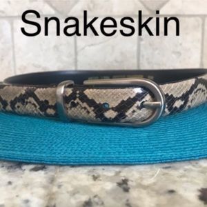 AMIEE LYNN Snake Skin Belt Small